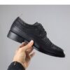 톰브라운 [THOM BROWNE] 수입프리미엄급 페블그레인 클래식 윙팁 슈즈
