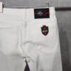 구찌 벌 방패패치 화이트 청바지