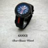 구찌 클래식 워치 블랙다이얼