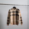 버버리 기사자수 노바체크 니트