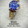 로렉스 서브마리너 블루다이얼 콤비