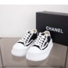 샤넬 통굽 캔버스 스니커즈