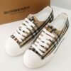 버버리 체크 코튼 스니커즈