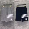 톰브라운 사선 트레이닝 하프팬츠