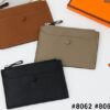 에르메스 수입 토고 5cc 포켓 지퍼 카드 지갑