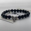 크롬하츠 비즈 팔찌 925실버 흑심