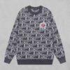 크롬하츠 X 롤링스톤 자수 로고 세메터리 울 자카드 니트 풀오버