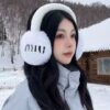 미우미우 밍크 퍼 머플러 귀마개