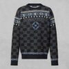 루이비통 뉴 페어 모노그램 자카드 울 니트 풀오버