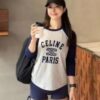 셀린느 트리옹프 PARIS 코튼 슬리브