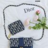 크리스찬 디올 체인 크로스백 & 반지갑 세트