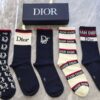 디올 오리지날 패턴Set 5종 양말