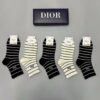 디올 26ss 신상 오블 양말 5종세트 풀박스