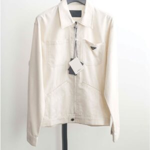 프라다 [PRADA] 샴브레이 블루종 자켓 내츄럴