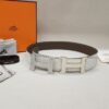 에르메스 H 토고가죽버클 리버서블 양면벨트