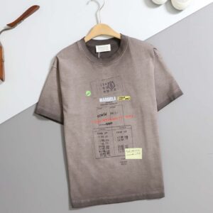 메종마르지엘라 [ M*isonmargiela ] 수입 세컨드 라인인 MM6 데미지 워싱 반팔 티셔츠