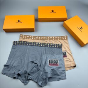 루이비통 빈티지 페인트 로고 남성팬티 3종세트