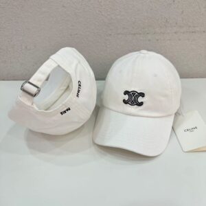 셀린느 트리옹프 자수 코튼 트윌 비비안 캡