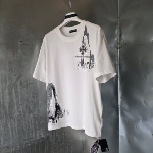 크롬하츠 트리플 자수 티셔츠