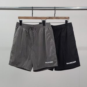 발렌시아가 클래식로고 메탈나일론 5부 팬츠