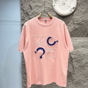 로에베 덧댐 자수 빈티지 로고 티셔츠