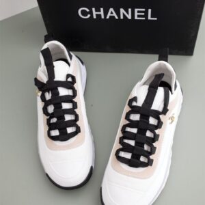 샤넬 [Chanel] 믹스드 파이버 스니커즈 벨벳 카프스킨