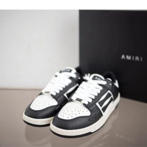 아미리 [AMIRI] 아미리 여성 레더 배색 스니커즈