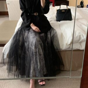 디올 올리비아 더블 스커트