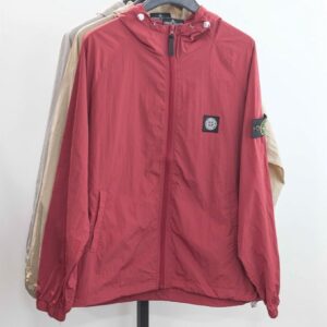 스톤아일랜드 [STONE ISLAND] 크링클랩스 나일론 가먼트 다이드 후드 바람막이