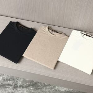로로피아나 자수 40수원단 자수 반팔